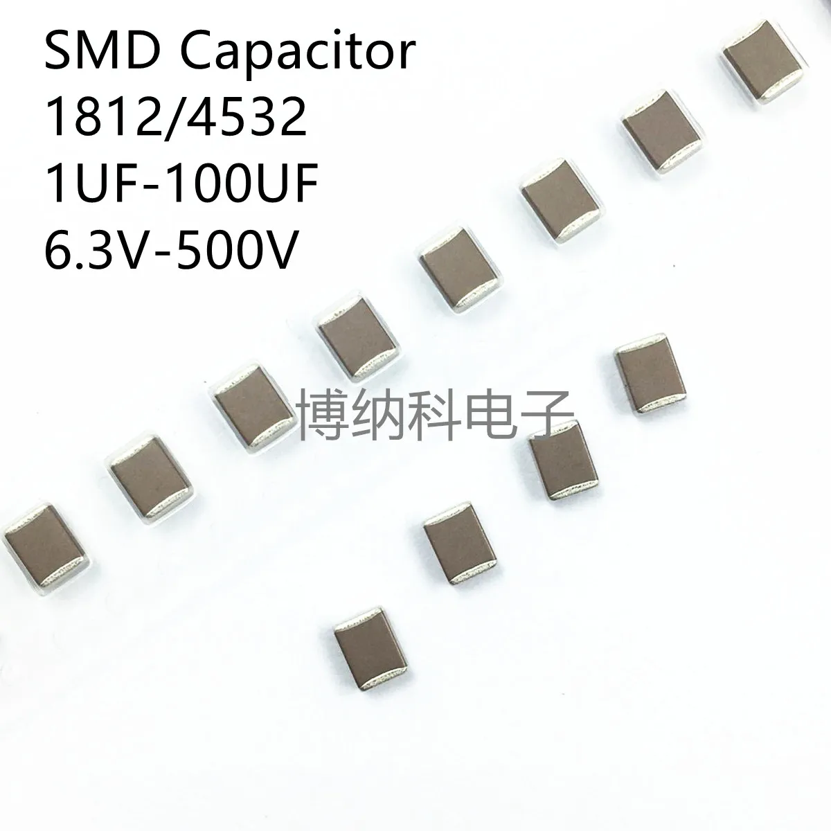 10PCS 1812 4532 SMD Capacitor 1UF 2.2UF 4.7UF 10UF 22UF 47UF 100UF 10V 16V 25V 35V 50V 63V 100V 200V 500V X7R X5R ±10%=K ±20%=M
10PCS 1812 4532 SMD Capacitor 1UF 2.2UF 4.7UF 10UF 22UF 47UF 100UF 10V 16V 25V 35V 50V 63V 100V 200V 500V X7R X5R ±10%=K ±20%=M
