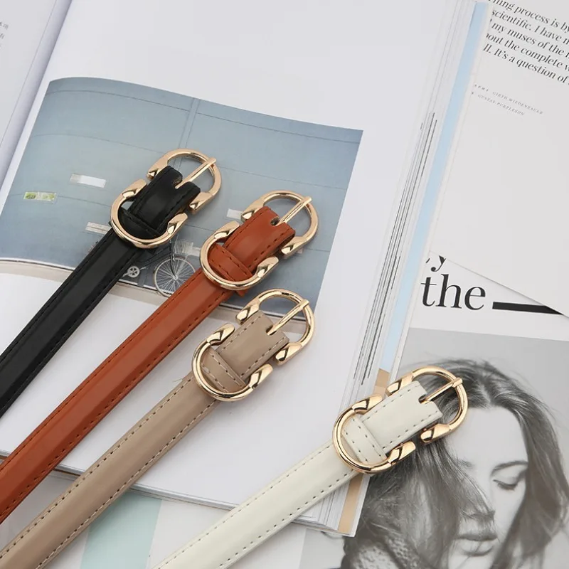 Fashionable and Personalized Buckle Belt for Women's Fine Ins Style Versatile and Decorative Dress Suit Jeans Narrow Waistband
Fashionable and Personalized Buckle Belt for Women's Fine Ins Style Versatile and Decorative Dress Suit Jeans Narrow Waistband