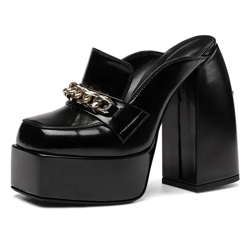 New Chunky Platform Mules Shoes Women Casual Slippers Chain Slip On Outdoor Shoes Fashion Flower Buckle Slides Beach sandals
New Chunky Platform Mules Shoes Women Casual Slippers Chain Slip On Outdoor Shoes Fashion Flower Buckle Slides Beach sandals