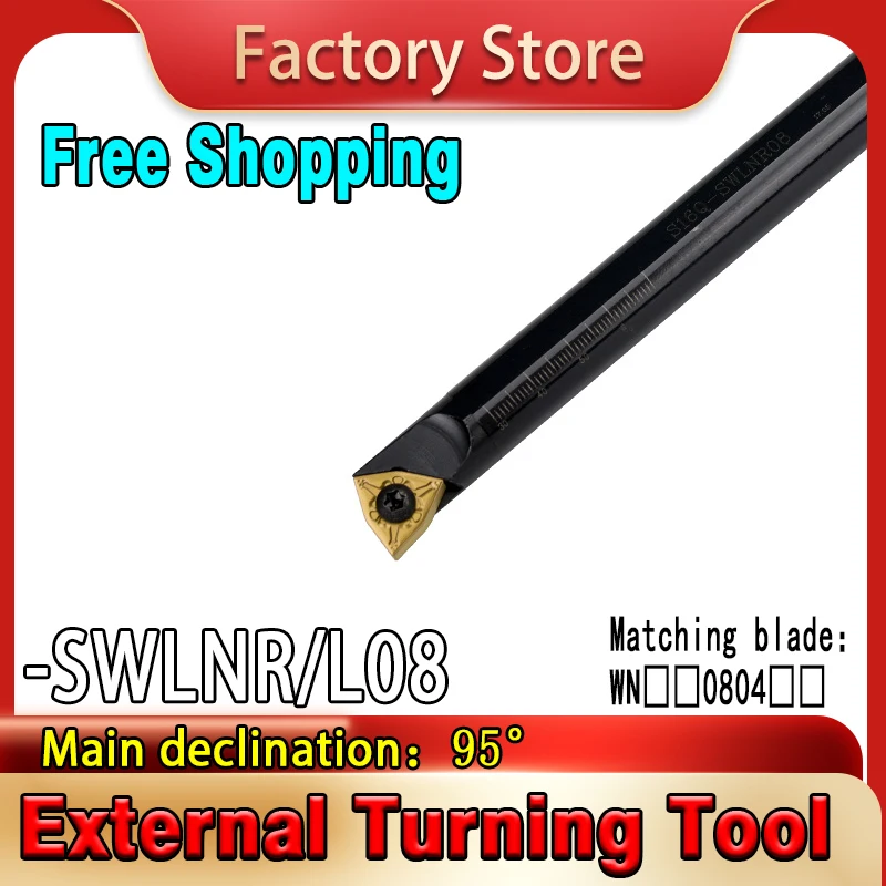1PC CNC Lathe Machine SWLNR/L08 CNC Internal Turning Tool Holder For WN 0804 Insert
1PC CNC Lathe Machine SWLNR/L08 CNC Internal Turning Tool Holder For WN 0804 Insert