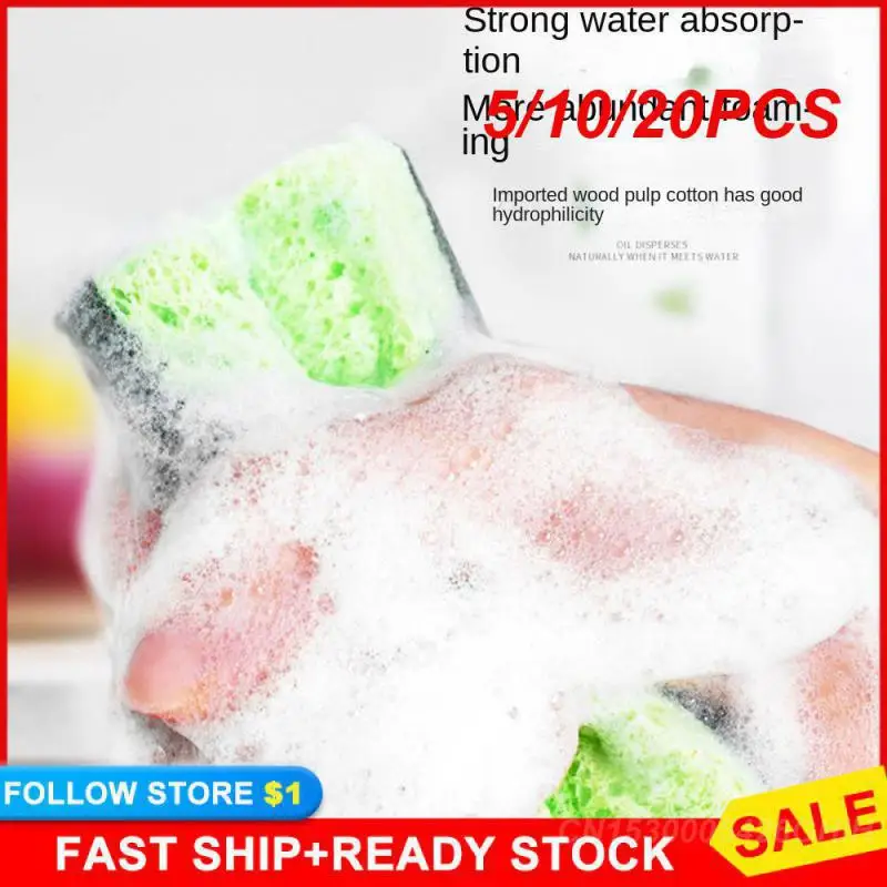 5/10/20PCS Dish Towel Double-sided Sponge Cleaning New Car Washing Sponge Kit Cleaning Brush Sponge Clean Sponge Block
5/10/20PCS Dish Towel Double-sided Sponge Cleaning New Car Washing Sponge Kit Cleaning Brush Sponge Clean Sponge Block