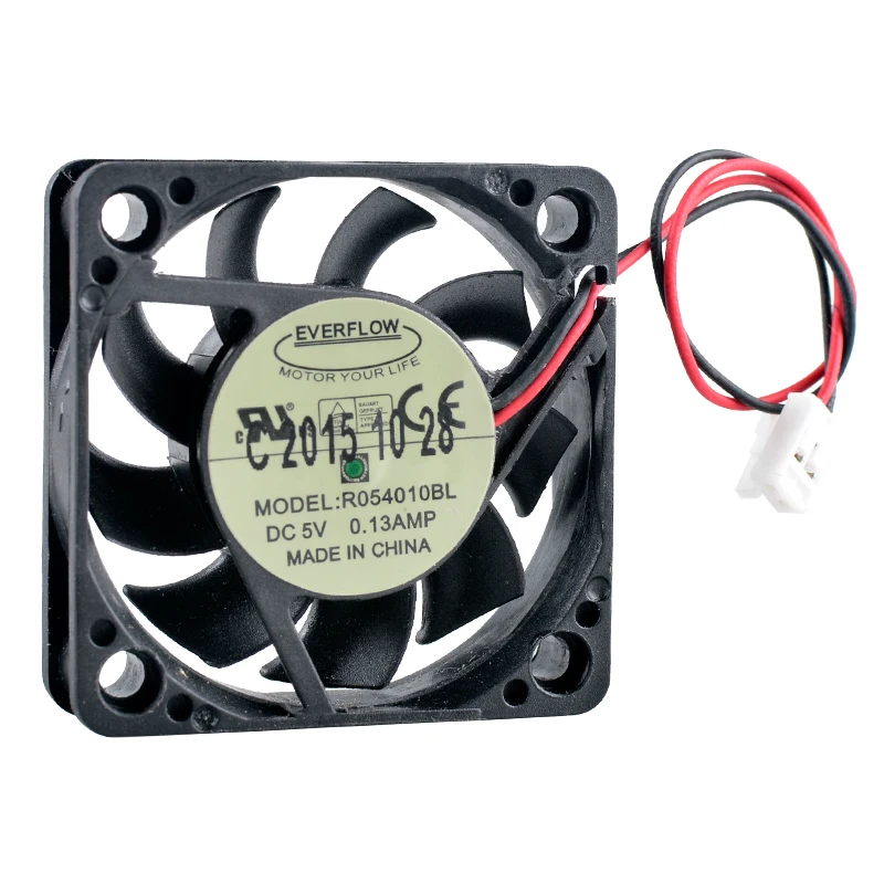 

R054010BL 4cm 40mm fan 40x40x10mm DC5V 0.13A 2pin Dual ball bearing axial flow fan cooler cooling fan for power router