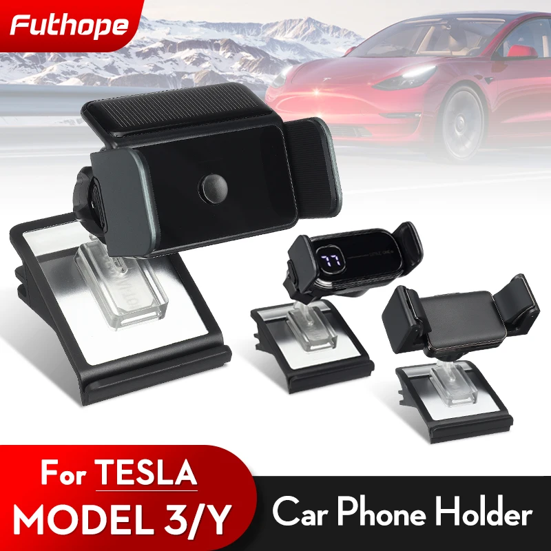 Car Mobile Phone Holder For Tesla Model 3 Model Y 2018-2023 Air Outlet Mount Universal GPS Stand Solar Bracket Car Acessories
Car Mobile Phone Holder For Tesla Model 3 Model Y 2018-2023 Air Outlet Mount Universal GPS Stand Solar Bracket Car Acessories