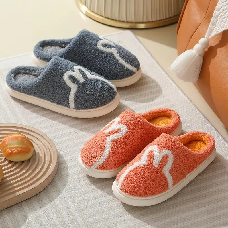 Women Winter Home Slippers Cartoon Rabbit Shoes Non-Slip Soft Winter Warm House Slippers Indoor Bedroom Couples Floor Shoes 2023
Women Winter Home Slippers Cartoon Rabbit Shoes Non-Slip Soft Winter Warm House Slippers Indoor Bedroom Couples Floor Shoes 2023
