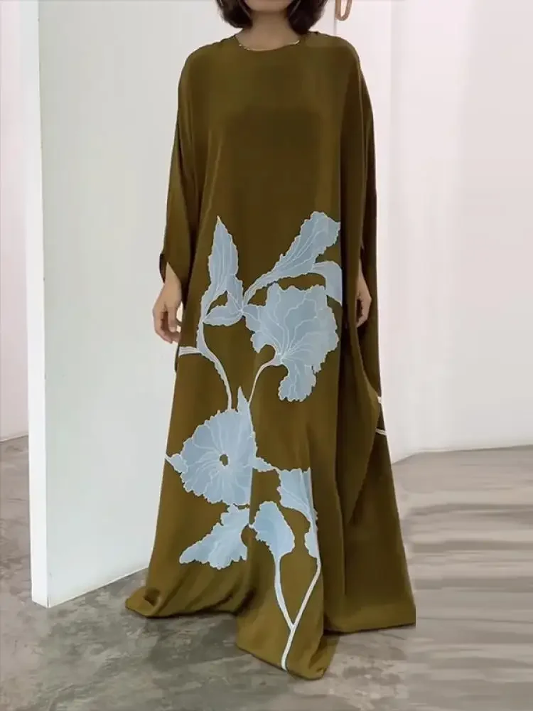 Gymystars 2024 New Women's Spring Long Sleeves Dress Robe Vintage Elegant Flowers Printed Round-Neck Maxi Dresses
Gymystars 2024 New Women's Spring Long Sleeves Dress Robe Vintage Elegant Flowers Printed Round-Neck Maxi Dresses