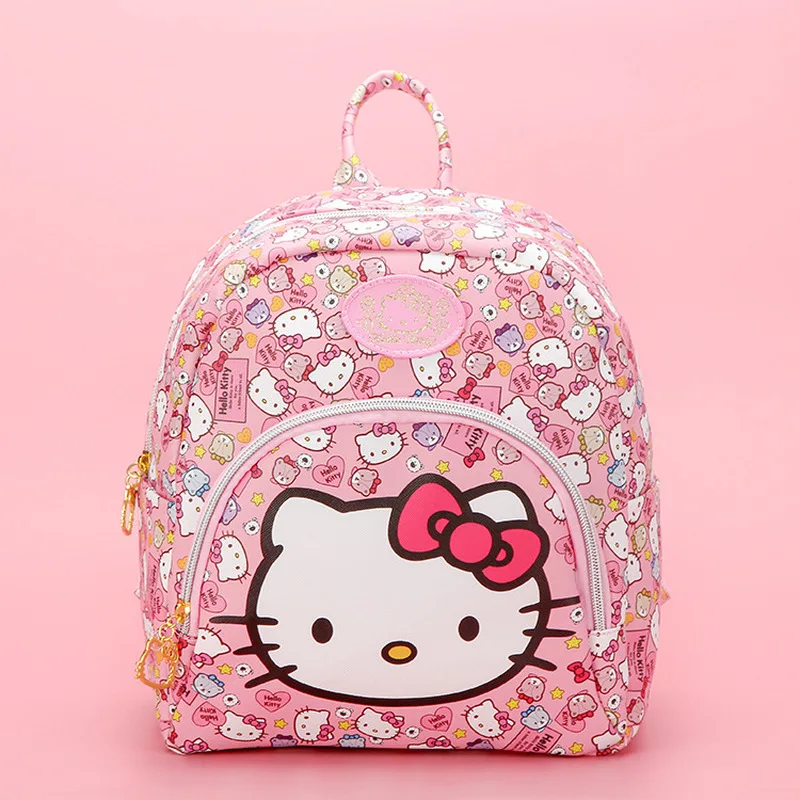 

New Anime Sanrio Series Cinnamoroll My Melody Kuromi Hello Kitty Schoolbag Kawaii Cartoon Kindergarten Kids Water-Proof Backpack