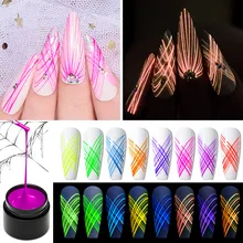 5ml Luminous Wire Drawing Gel Nails Polish Spider Web Gel Varnish Glow in Dark Painting Liner DIY Design Uv Lacquer Manicure
5ml Luminous Wire Drawing Gel Nails Polish Spider Web Gel Varnish Glow in Dark Painting Liner DIY Design Uv Lacquer Manicure