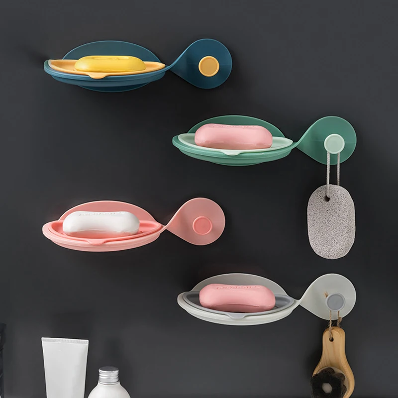 Cute Fish Shaped Soap Box Adhesive Wall Mounted Soap Box Bathroom Shower Soap Drain Box Laundry Soap Storage Rack
Cute Fish Shaped Soap Box Adhesive Wall Mounted Soap Box Bathroom Shower Soap Drain Box Laundry Soap Storage Rack