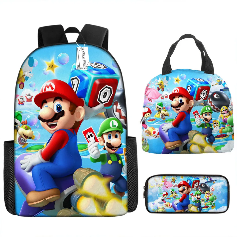 Three-piece Set of Mario Surrounding Primary and Secondary School Students Schoolbag Backpack Portable Lunch Bag Pencil Case
Three-piece Set of Mario Surrounding Primary and Secondary School Students Schoolbag Backpack Portable Lunch Bag Pencil Case