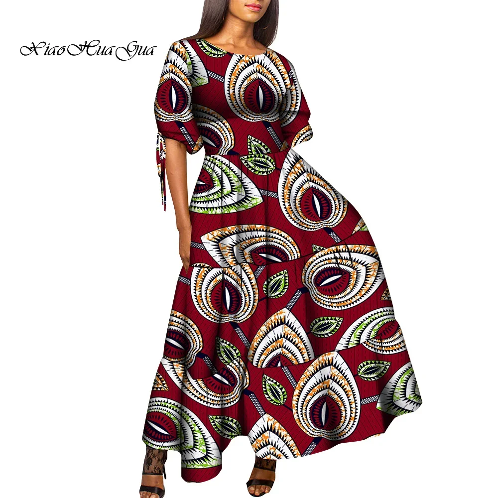 African Dresses for Women Print Wax O-Neck High Waist Long Maxi Dress for Party Women African Clothing Plus Size WY9302
African Dresses for Women Print Wax O-Neck High Waist Long Maxi Dress for Party Women African Clothing Plus Size WY9302