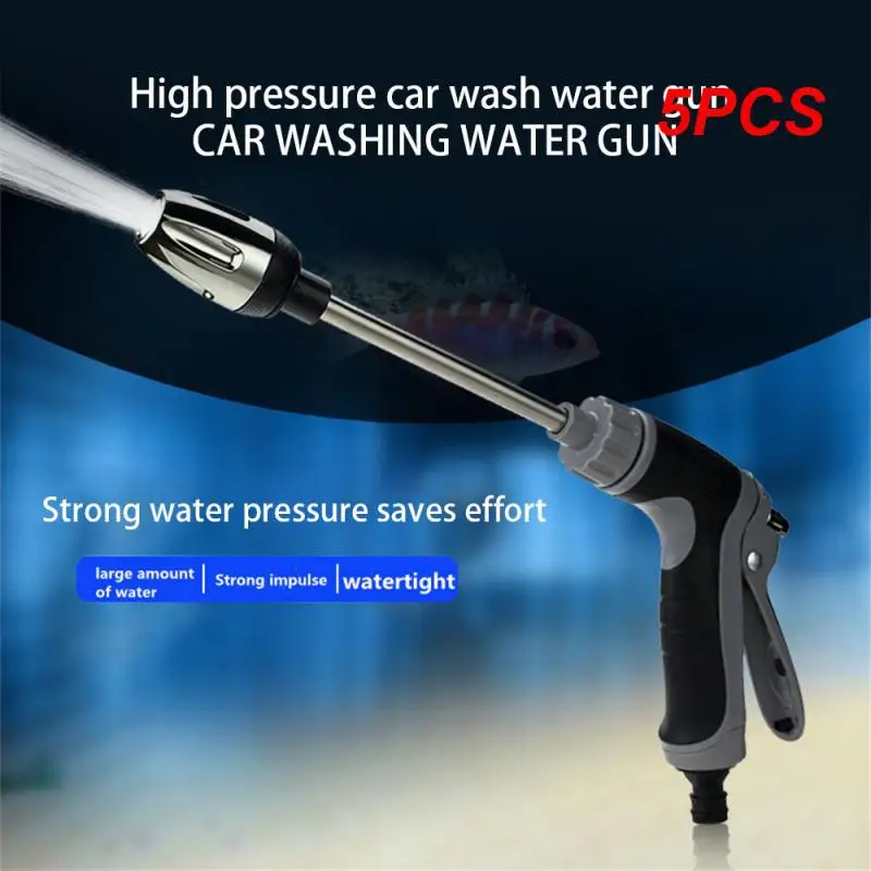 5PCS High Pressure Spray Water Gun Washing Garden Watering Hose Nozzle Sprinkler Car Cleaning Wash Tool Kits Auto Washer Guns 
5PCS High Pressure Spray Water Gun Washing Garden Watering Hose Nozzle Sprinkler Car Cleaning Wash Tool Kits Auto Washer Guns
