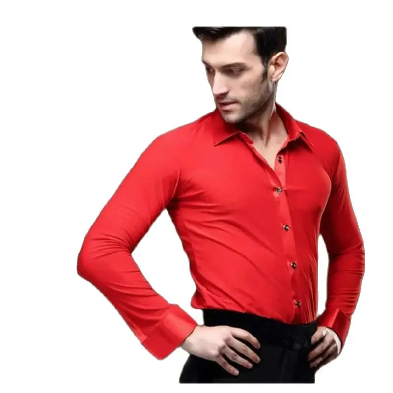 1pcs/lot men white red black dance Performance Ballroom Modern Salsa Tango Samba latin top men shirts boys dancewear
1pcs/lot men white red black dance Performance Ballroom Modern Salsa Tango Samba latin top men shirts boys dancewear
