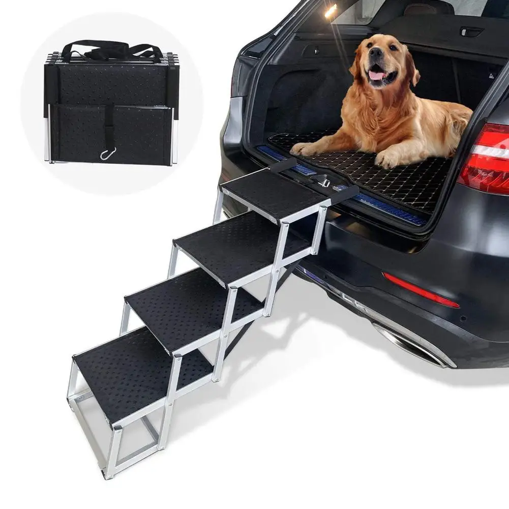 Portable Dog Stairs Foldable Lightweight Pet Ramps Pet Ladder Dog Car Steps For High Beds Trucks Cars SUV
Portable Dog Stairs Foldable Lightweight Pet Ramps Pet Ladder Dog Car Steps For High Beds Trucks Cars SUV