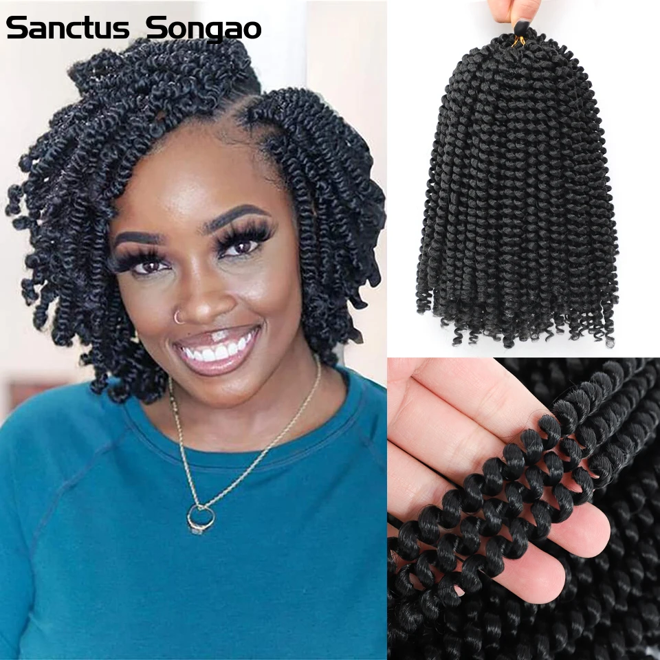 Ombre Spring Twist Hair 8 Inch Fluffy Crochet Braids Synthetic Hair Extensions Braids Free Tress Curly Twists For Black Women
Ombre Spring Twist Hair 8 Inch Fluffy Crochet Braids Synthetic Hair Extensions Braids Free Tress Curly Twists For Black Women