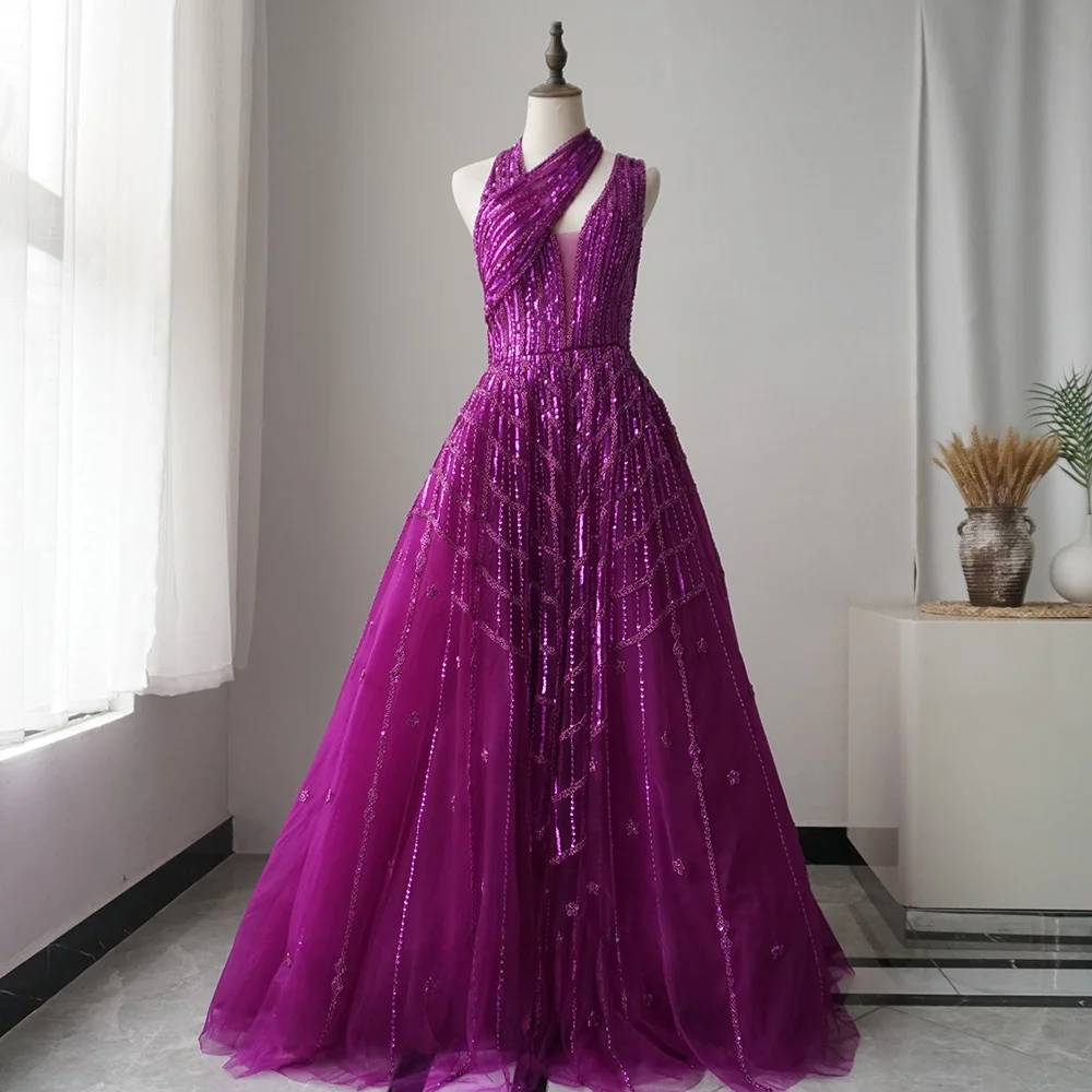 Hot Sale Luxury Beaded Dubai Lilac Evening Dresses for Women Wedding Party 2023 Elegant Long Arabic Prom Formal Gowns LA71778
Hot Sale Luxury Beaded Dubai Lilac Evening Dresses for Women Wedding Party 2023 Elegant Long Arabic Prom Formal Gowns LA71778