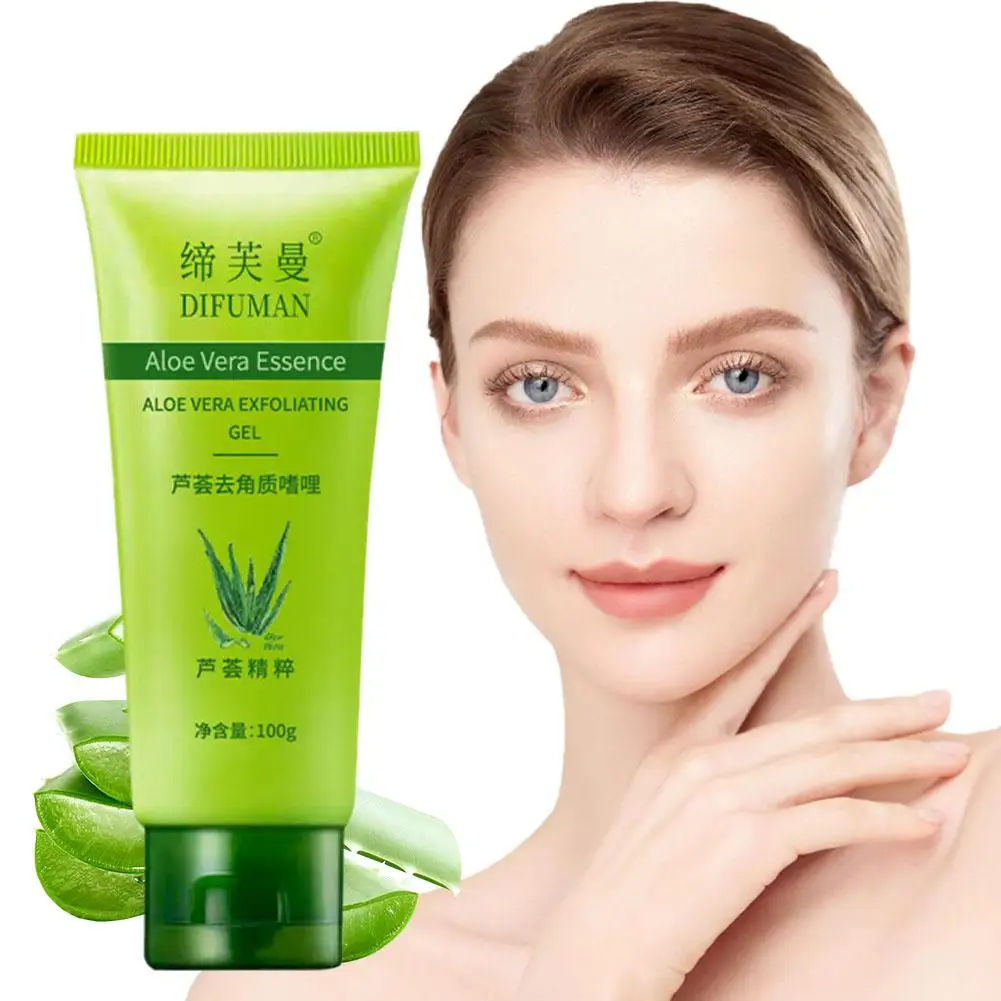 100g Aloe Vera Exfoliating Gel Mild Cleansing Moisturizing Whitening Lotion Gel Improving Blackheads Skin Care Product
100g Aloe Vera Exfoliating Gel Mild Cleansing Moisturizing Whitening Lotion Gel Improving Blackheads Skin Care Product