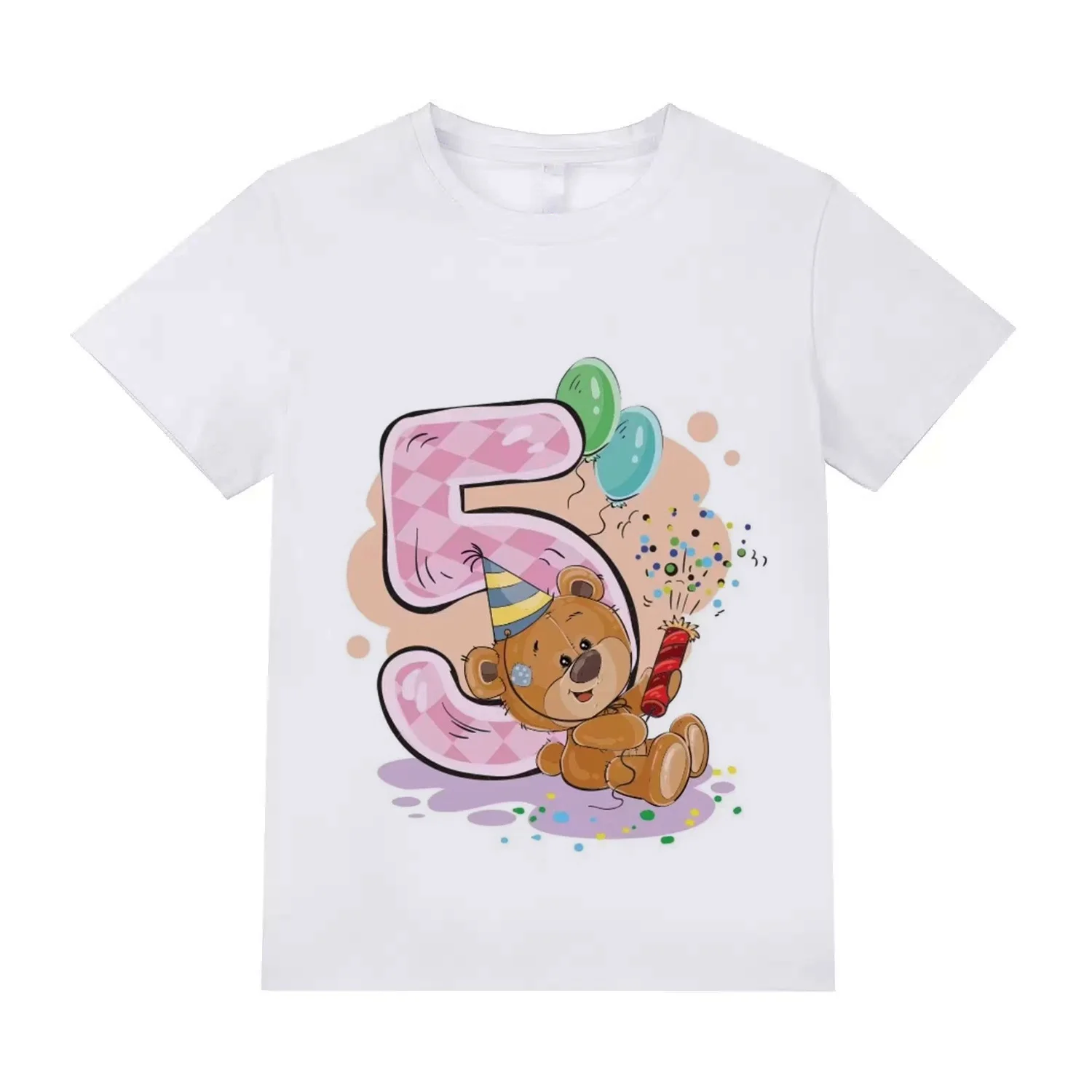 Kawaii Birthday Shirt For Girls 1 2 3 4 5 6 7 8 9 Cartoon Bear T-Shirt Kids Balloon Party Clothes Children Tshirts Gifts Tops
Kawaii Birthday Shirt For Girls 1 2 3 4 5 6 7 8 9 Cartoon Bear T-Shirt Kids Balloon Party Clothes Children Tshirts Gifts Tops