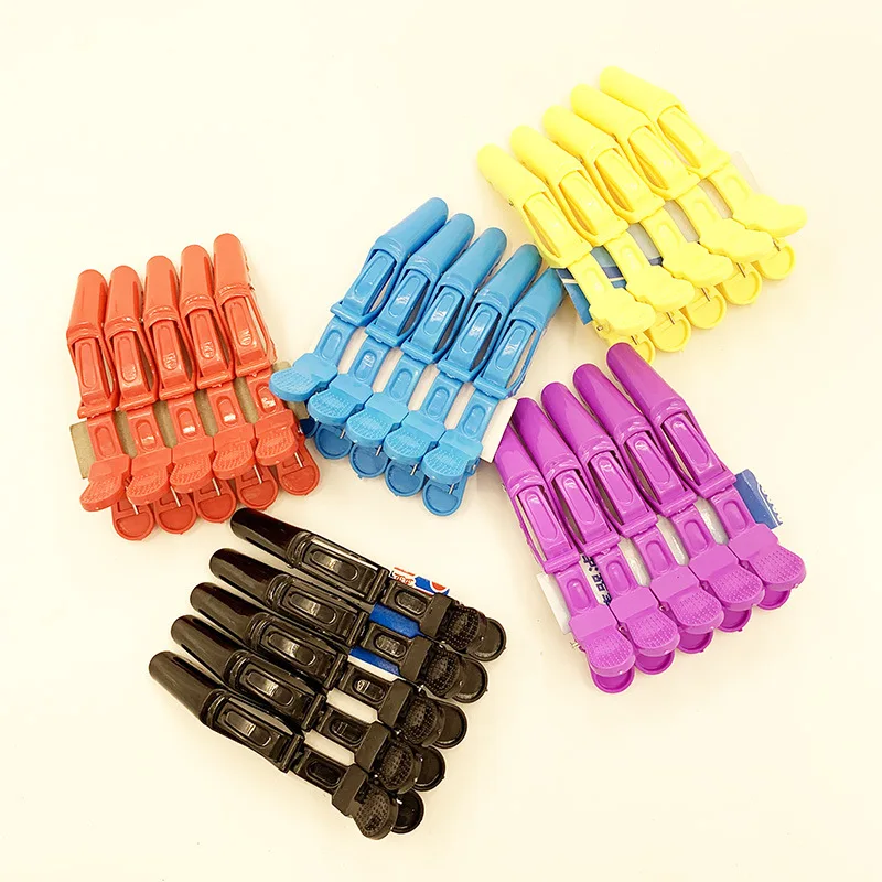 

Hairdressing Alligator Clip Hair Salon Perm Hair Dye Plastic Hairpin Wig Clip Haircut Partition Styling Clip Supplies