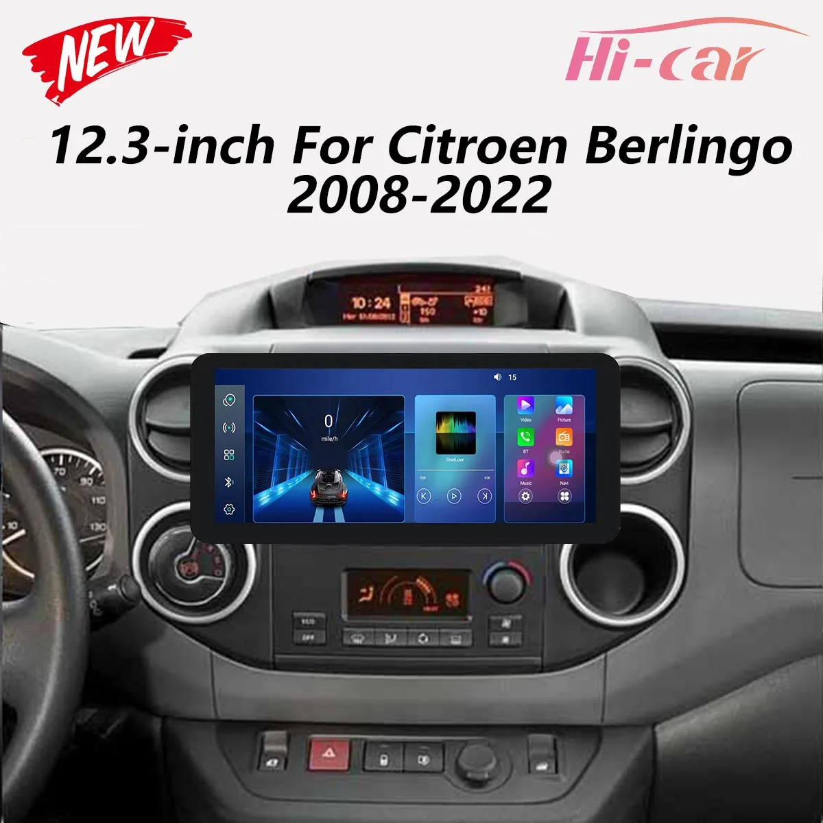2 Din 12.3" inch 4G Car Android Radio For Citroen Berlingo Peugeot Partner 2008-2022 GPS Wireless CarPlay Auto Multimedia Stereo
2 Din 12.3" inch 4G Car Android Radio For Citroen Berlingo Peugeot Partner 2008-2022 GPS Wireless CarPlay Auto Multimedia Stereo
