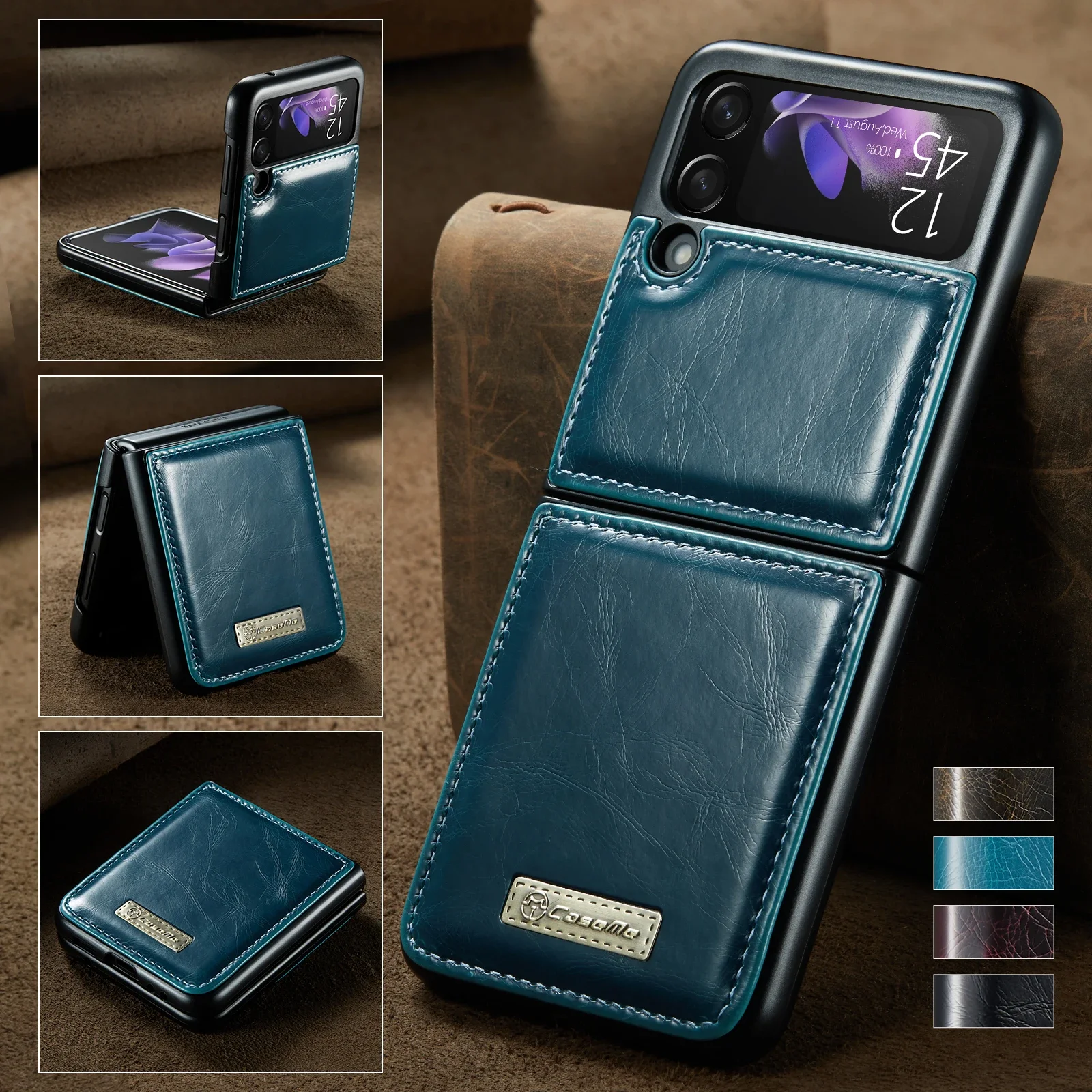 for Samsung Galaxy Z Flip3 5G Flip 3 Retro Purse Leather Case,CaseMe Luxury Magneti Card Holder Wallet Cover for Galaxy Flip 3
for Samsung Galaxy Z Flip3 5G Flip 3 Retro Purse Leather Case,CaseMe Luxury Magneti Card Holder Wallet Cover for Galaxy Flip 3