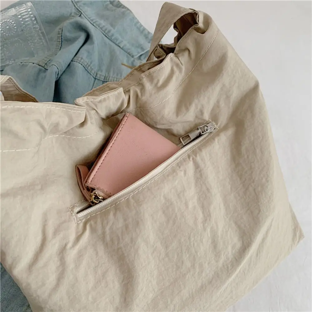 New Fashion Women Shoulder Bag Nylon Casual High Quality Tote Bag Solid Color Basic Style Crossbody Bag New Fashion Women Shoulder Bag Nylon Casual High Quality Tote Bag Solid Color Basic Style Crossbody Bag