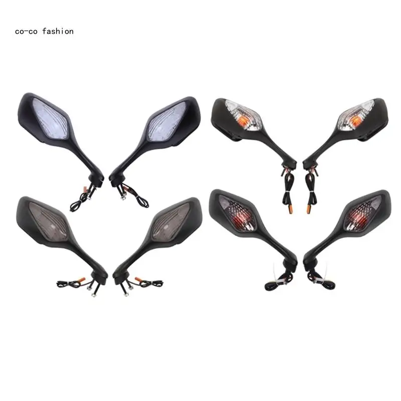 517B Motorcycle Adjustable Rear View Mirror with Integrated LED Turn Signals Suitable For GSXR600 GSXR750 GSXR1000 K8 K9 2pcs
517B Motorcycle Adjustable Rear View Mirror with Integrated LED Turn Signals Suitable For GSXR600 GSXR750 GSXR1000 K8 K9 2pcs