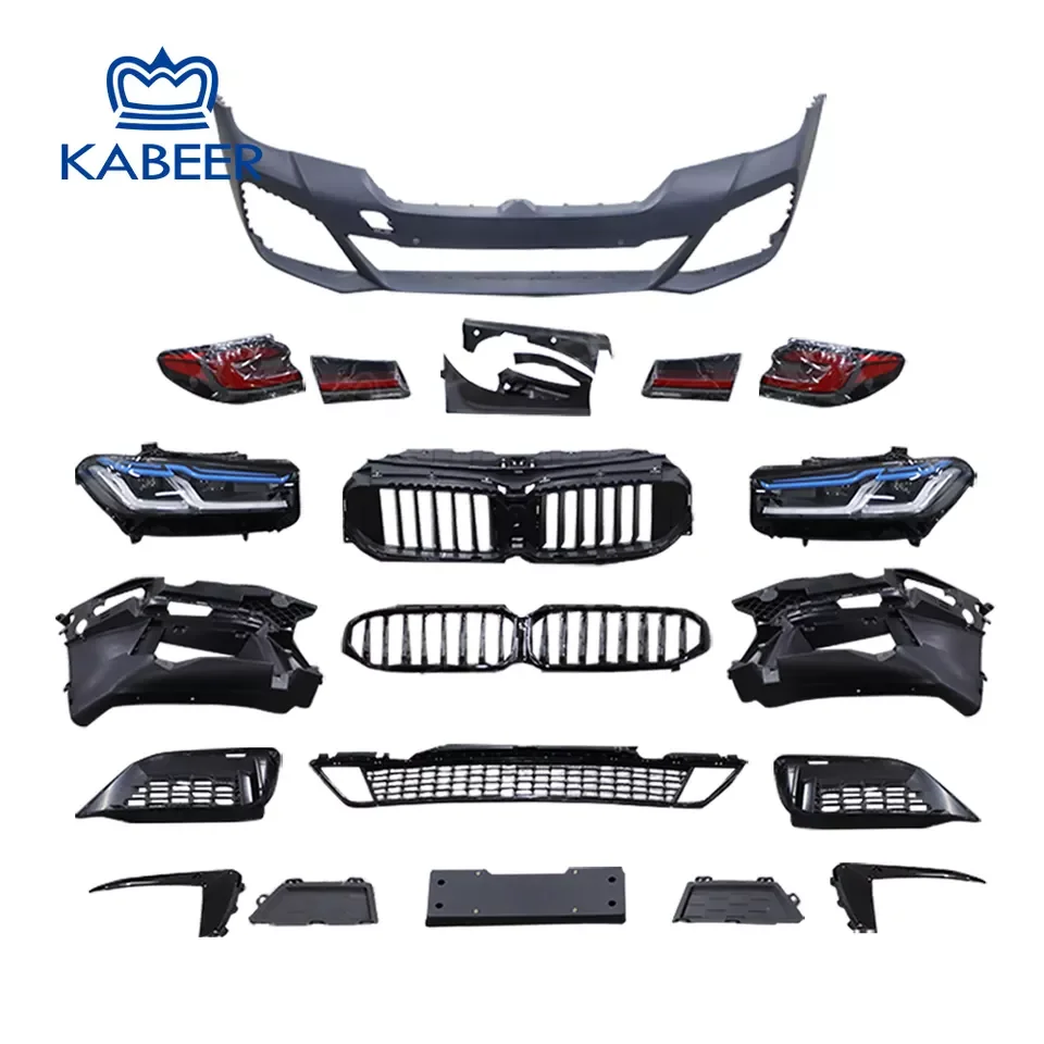 Kabeer G30 Sport Bumper for BMW 5' 2016-2018 G38 G30 upgrade to Sport 2020 style headlight bumper body kit
Kabeer G30 Sport Bumper for BMW 5' 2016-2018 G38 G30 upgrade to Sport 2020 style headlight bumper body kit