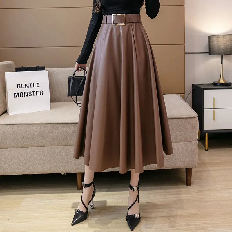 Elegant A Line Skirts Fashion High Waist Woman Vintage Party Dresses Ruffles Solid Color Zipper Fly Skirt T574 
Elegant A Line Skirts Fashion High Waist Woman Vintage Party Dresses Ruffles Solid Color Zipper Fly Skirt T574
