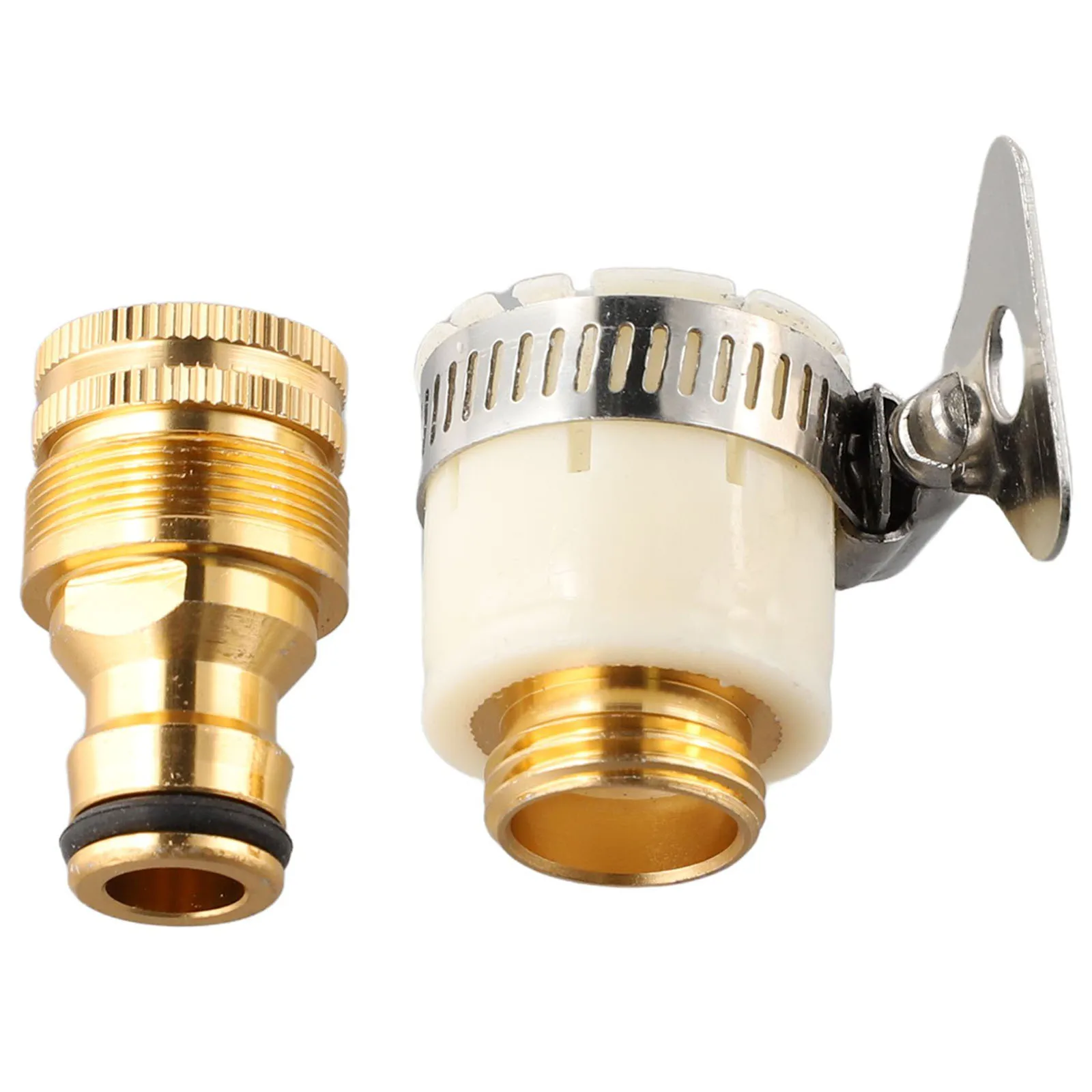 Faucet Adapter Garden Water Hose Pipe Fitting Faucet Adapter with 15 23mm Thread Size and 3 Different Thread Sizes
Faucet Adapter Garden Water Hose Pipe Fitting Faucet Adapter with 15 23mm Thread Size and 3 Different Thread Sizes