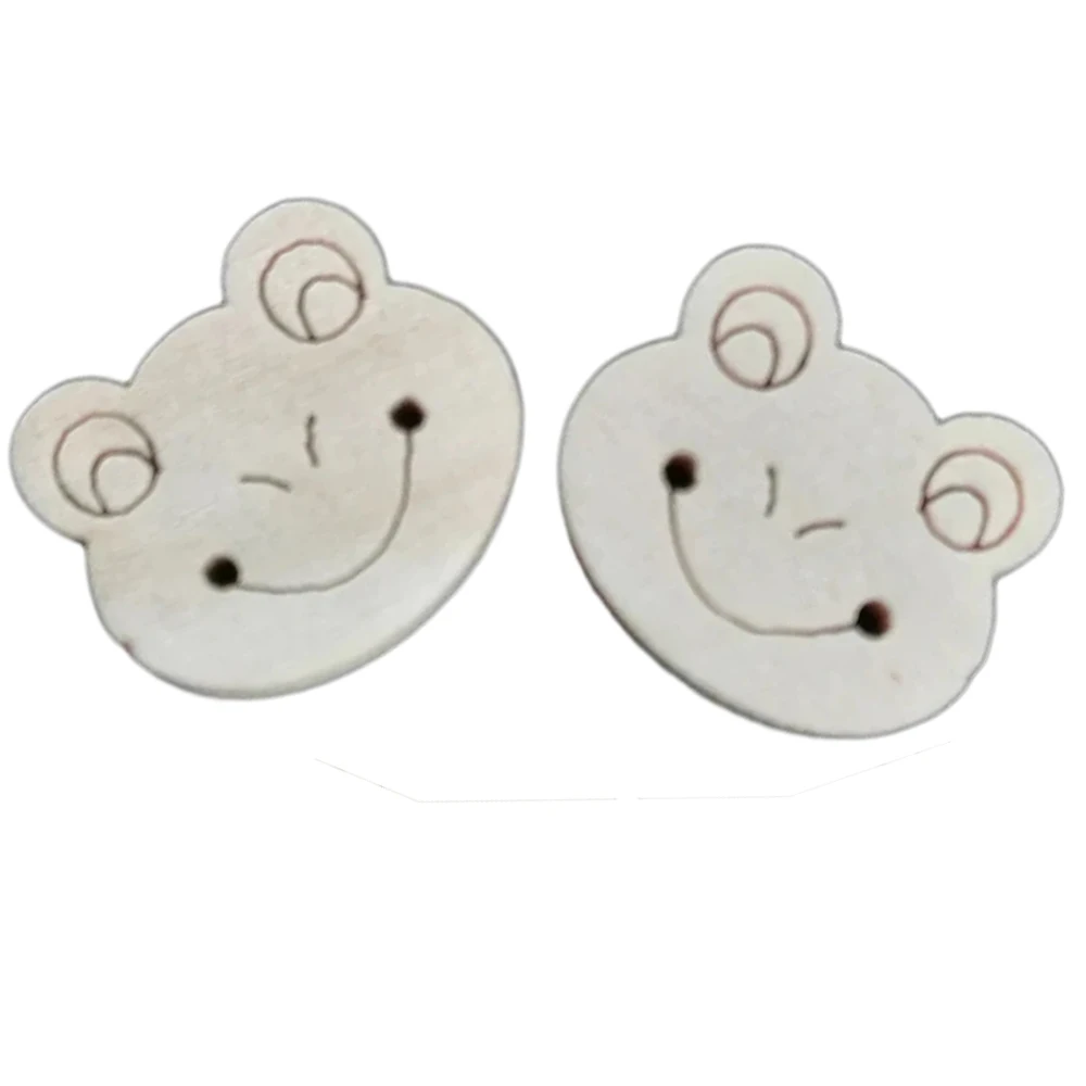 50PCS 15MM DIY Frog Pattern Wooden Buttons Fit Sewing and Scrapbook 2 Hole Wood Sewing Button for Scrapbooking Sewing Craft
50PCS 15MM DIY Frog Pattern Wooden Buttons Fit Sewing and Scrapbook 2 Hole Wood Sewing Button for Scrapbooking Sewing Craft