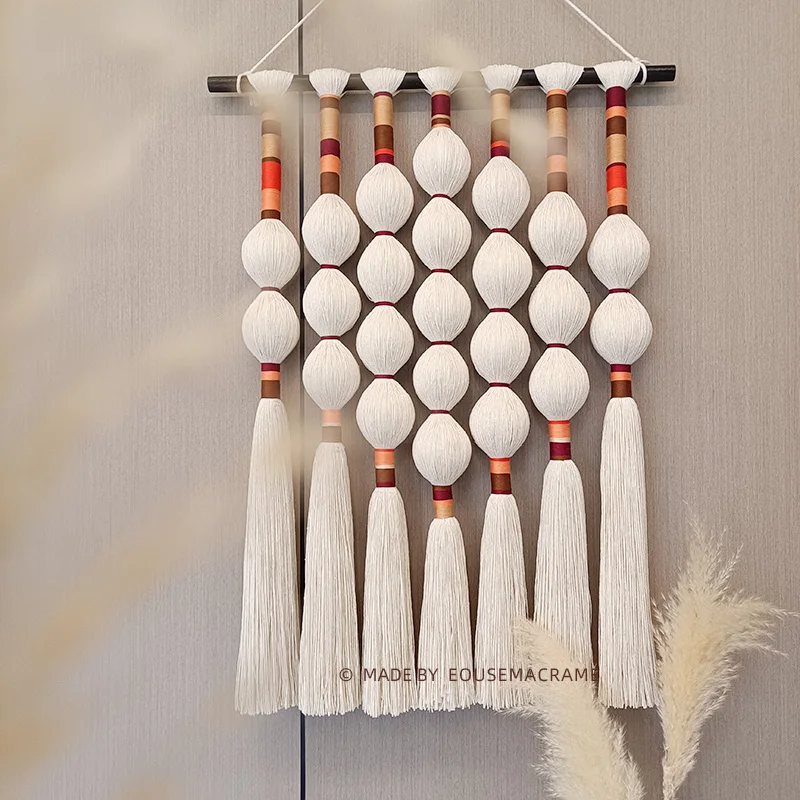 Morocco Style Macrame Wall Hanging - Eco-Friendly Boho Decor 1 Sb0f74b677a7b47e49caef65e8644f023p