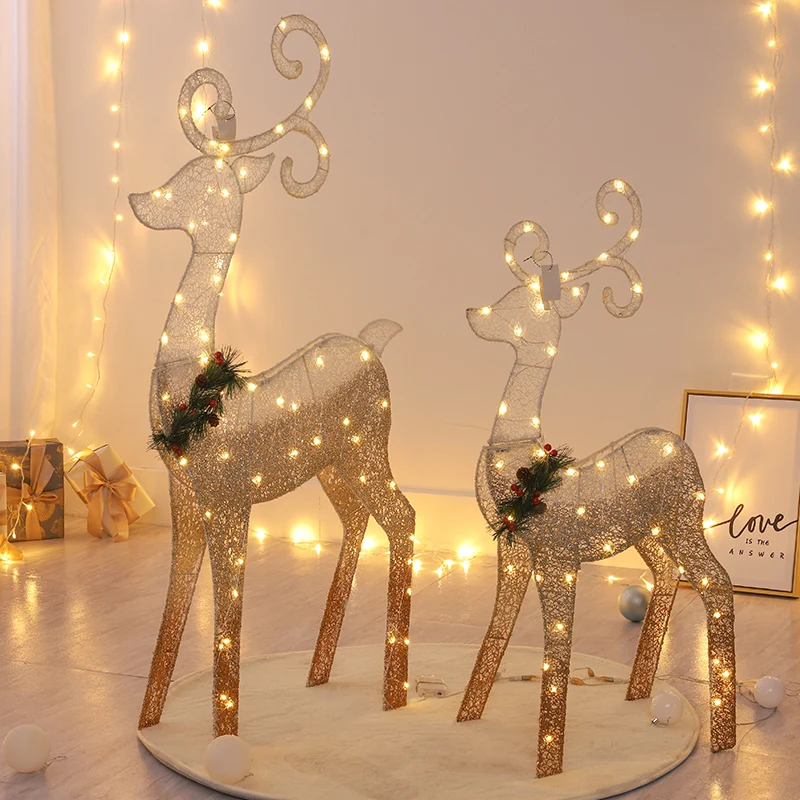 Christmas Decoration Ornaments Elk Led Light Christmas Tree Scene Room House Navidad Decor New Year Decoration
Christmas Decoration Ornaments Elk Led Light Christmas Tree Scene Room House Navidad Decor New Year Decoration