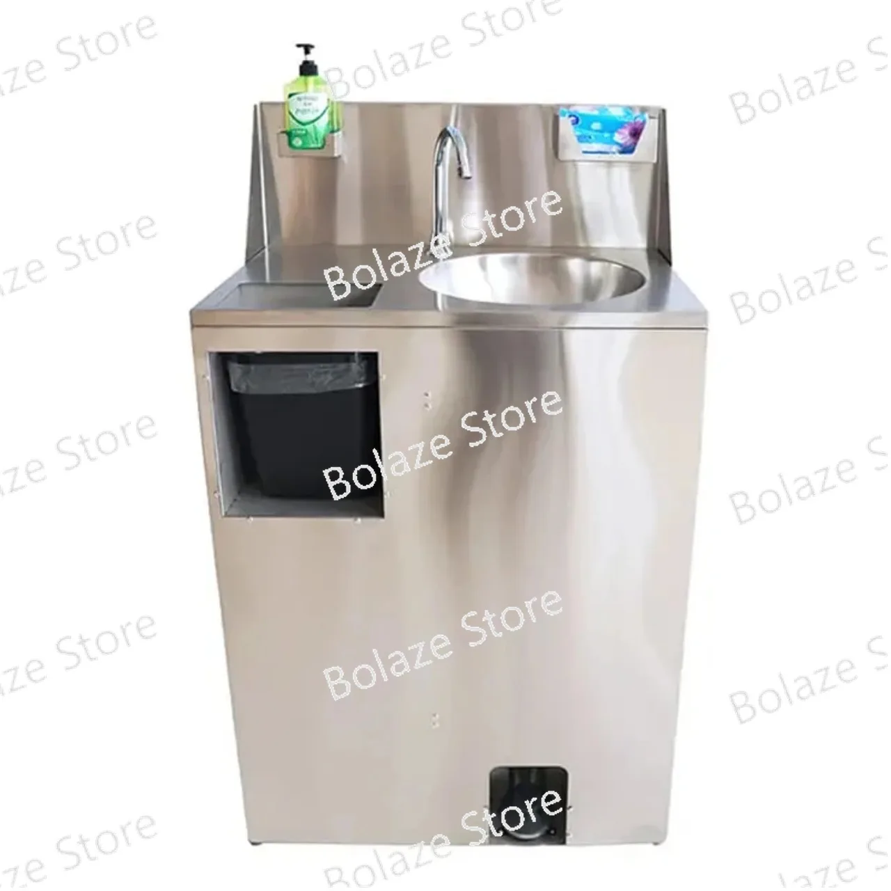 Portable wash basin with locker with tank, outdoor stainless steel permanent mobile hand wash station
Portable wash basin with locker with tank, outdoor stainless steel permanent mobile hand wash station
