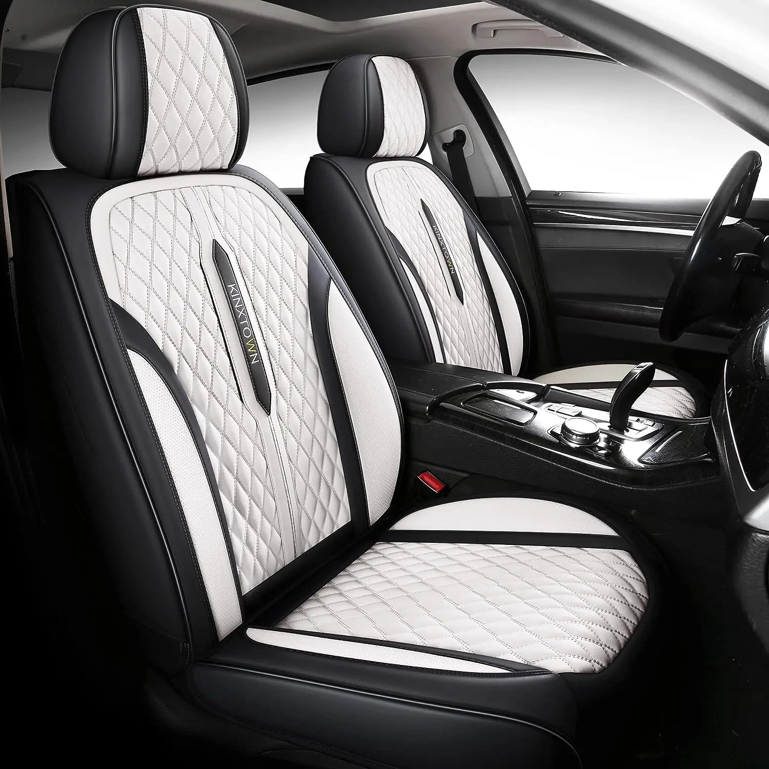 Faux Leather Car Seat Covers Full Set,Leatherette Automotive Vehicle Cushion Covers for 5 Passengers, Universal Fit for Cars
Faux Leather Car Seat Covers Full Set,Leatherette Automotive Vehicle Cushion Covers for 5 Passengers, Universal Fit for Cars