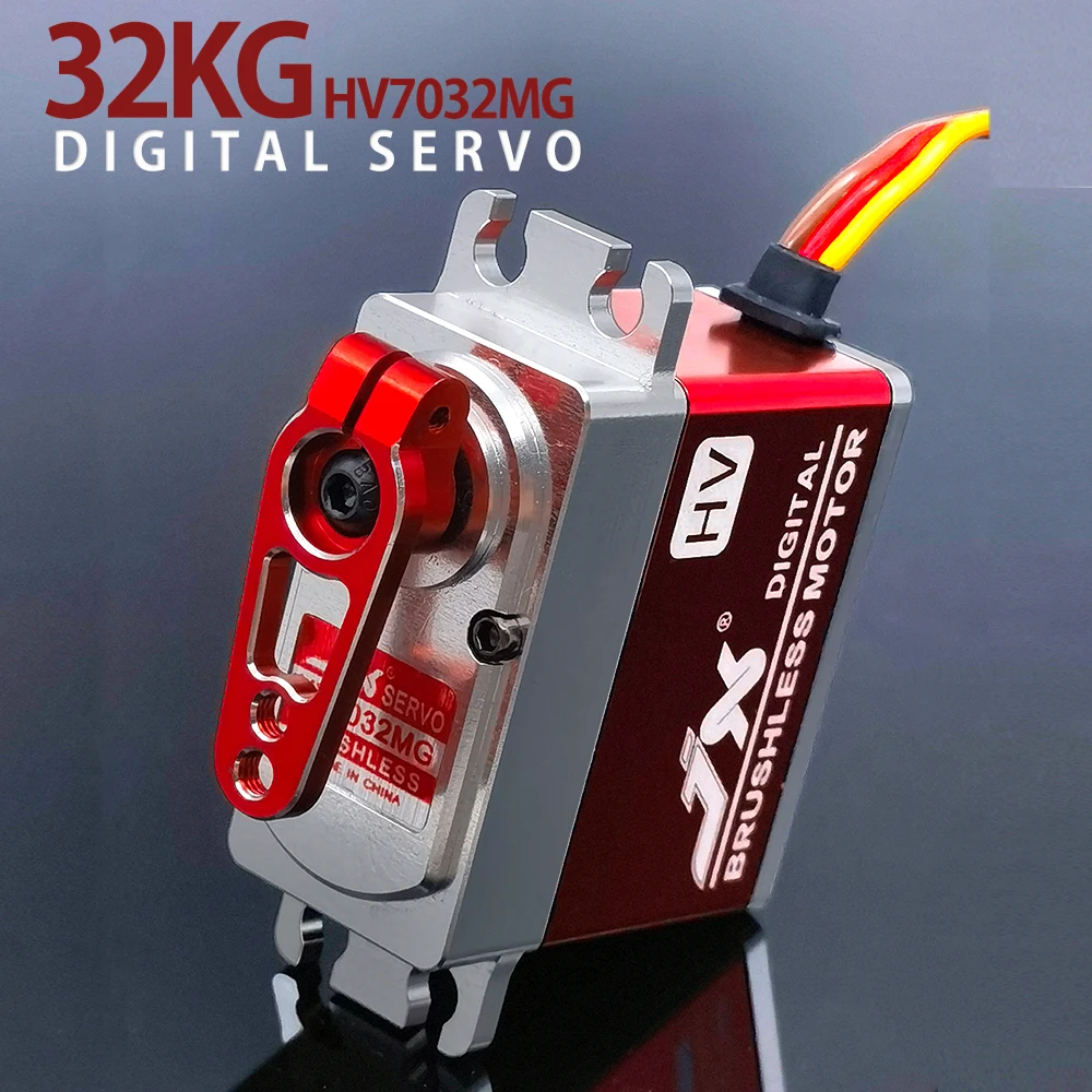 JX BLS-HV7032MG 6V 32KG Large Torque High Voltage programmable digital brushless standard servo For RC Car Helicopter Toys parts
JX BLS-HV7032MG 6V 32KG Large Torque High Voltage programmable digital brushless standard servo For RC Car Helicopter Toys parts