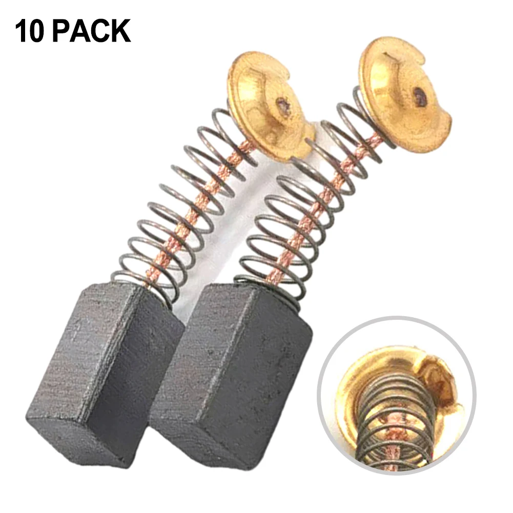 10pcs Carbon Brush For Circular Saws Angle Grinders Electric Motors 6.5x7.5x13.5mm Power Tools Replacement Accessories
10pcs Carbon Brush For Circular Saws Angle Grinders Electric Motors 6.5x7.5x13.5mm Power Tools Replacement Accessories