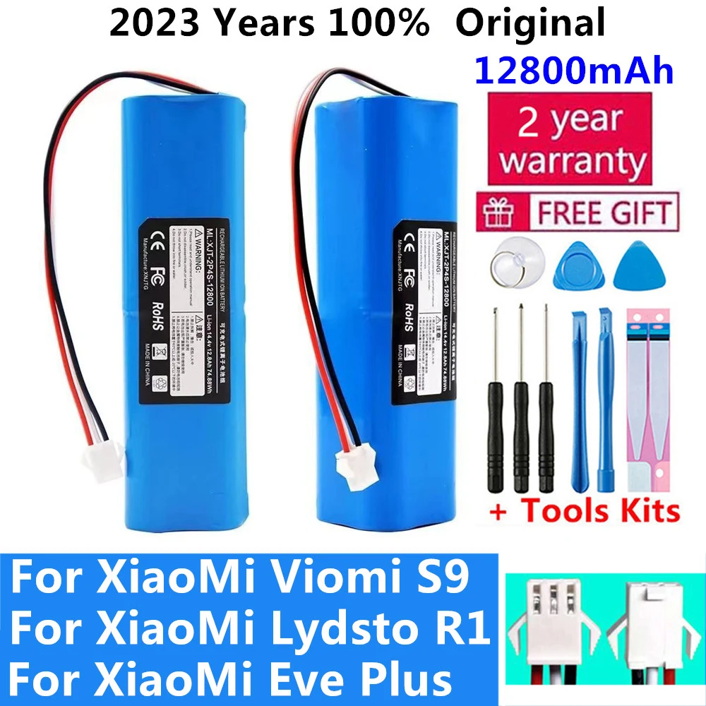 2023 Years Original Robot Vacuum Cleaner R1 Battery For XiaoMi Lydsto R1 G2 Viomi S9 Eve Plus for Lenovo T1 Pro T1S Pro Bateria
2023 Years Original Robot Vacuum Cleaner R1 Battery For XiaoMi Lydsto R1 G2 Viomi S9 Eve Plus for Lenovo T1 Pro T1S Pro Bateria