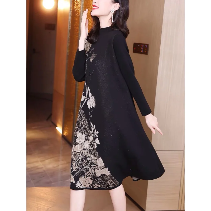 2023 New Vintage Knitted Dress Women's Autumn and Winter Versatile O-Neck Long Sleeve Loose Fit Casual Vacation Party Vestidos
2023 New Vintage Knitted Dress Women's Autumn and Winter Versatile O-Neck Long Sleeve Loose Fit Casual Vacation Party Vestidos