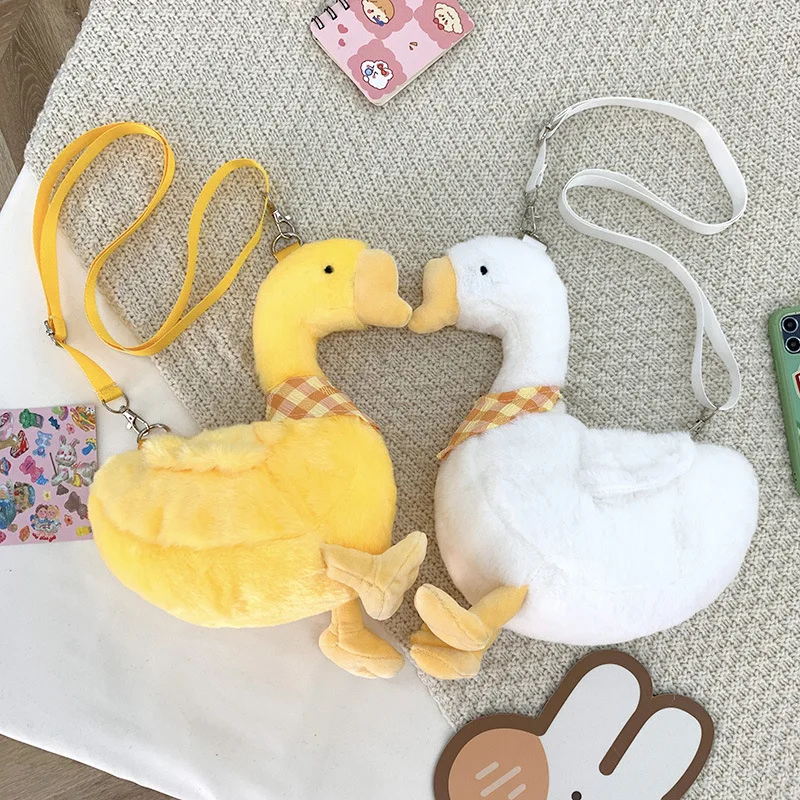 4 Kinds of Big White Goose Crossbody Bag New Cartoon Cute Duck Children's Shoulder Bag Backpack Soft Cute Girl Fluffy Doll Bag
4 Kinds of Big White Goose Crossbody Bag New Cartoon Cute Duck Children's Shoulder Bag Backpack Soft Cute Girl Fluffy Doll Bag