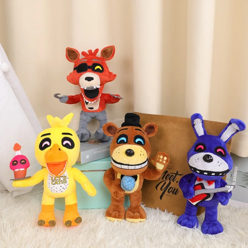 

New Fnaf Plush Toys Kawaii Five Nights Freddy Plush Doll Bear Wolf Cute Cartoon Animal Stuffed Toys Children Christmas Gifts