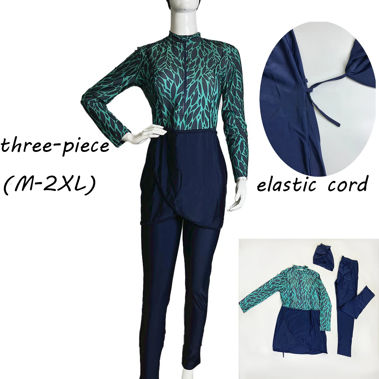 Solid Colour Long Sleeve Long Pant Full Wrap Conservative Beach Surf Sunscreen Swimsuit Arabian One Piece Swimsuit
Solid Colour Long Sleeve Long Pant Full Wrap Conservative Beach Surf Sunscreen Swimsuit Arabian One Piece Swimsuit