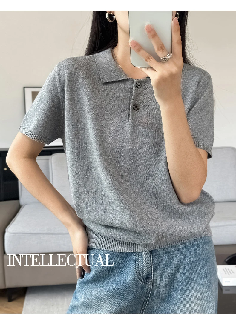 WinvyNee الصيف الملابس النسائية القطن بولو تي شيرت قصير الأكمام بولو طوق الملابس الصلبة بلوزة كاجوال الإناث بلايز أ 1002029 WinvyNee الصيف الملابس النسائية القطن بولو تي شيرت قصير الأكمام بولو طوق الملابس الصلبة بلوزة كاجوال الإناث بلايز أ 1002029