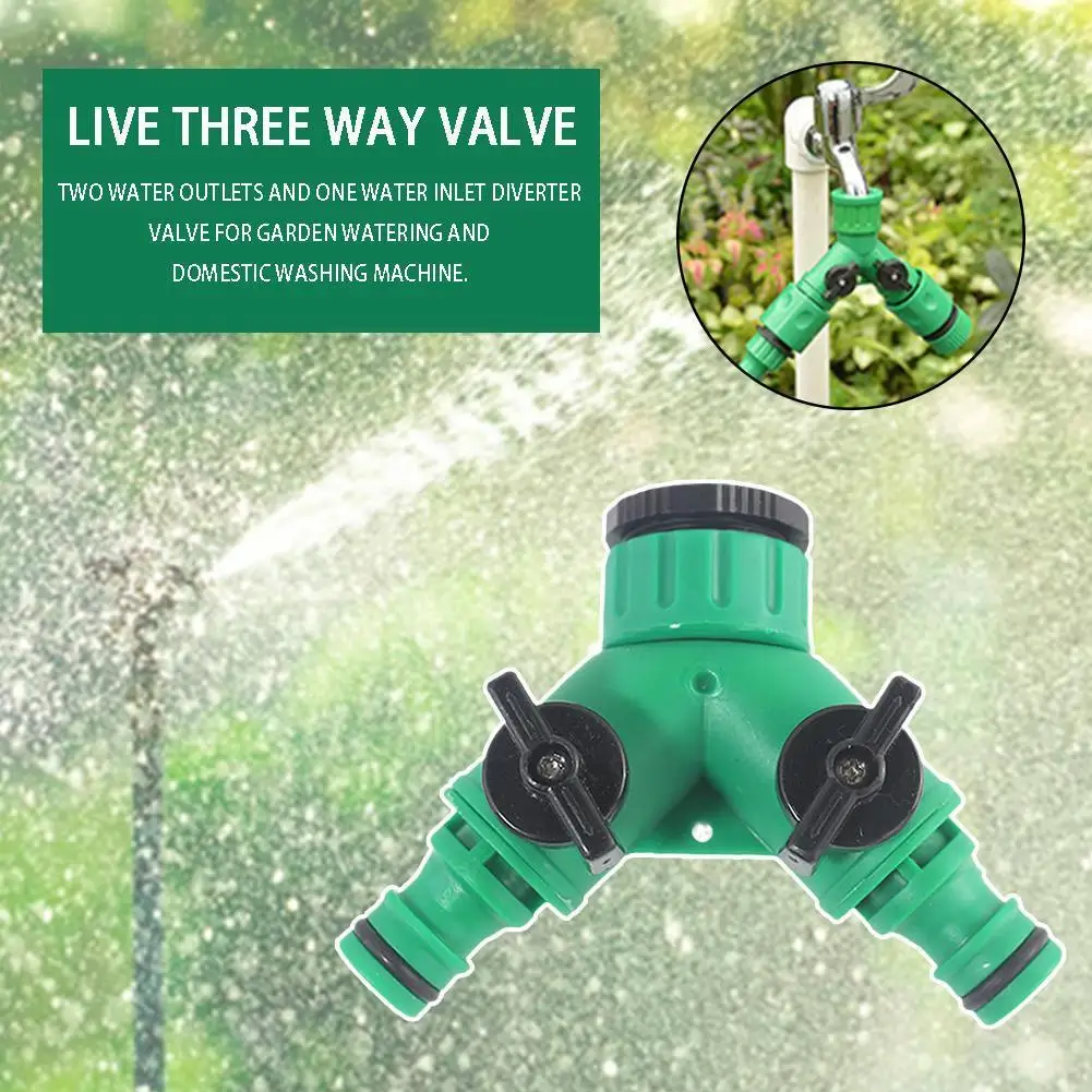 Y-type Shunt Valve Garden Irrigation System Water Splitter Water 2 Y Water Shape Connector Controller Tap Quick Adapter Way E8W6
Y-type Shunt Valve Garden Irrigation System Water Splitter Water 2 Y Water Shape Connector Controller Tap Quick Adapter Way E8W6