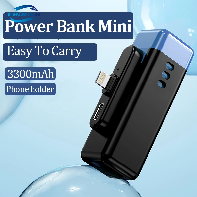 3300mAh Power Bank Mini PowerBank Portable Type C Lightning Micro For IPhone 14 13 Xiaomi Huawei Spare Battery Wireless Charging
3300mAh Power Bank Mini PowerBank Portable Type C Lightning Micro For IPhone 14 13 Xiaomi Huawei Spare Battery Wireless Charging