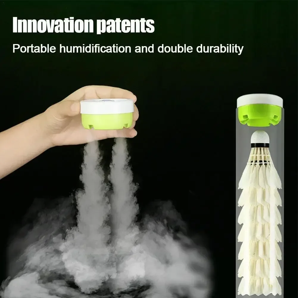 

Humidifier Badminton Shuttlecock Steam Air Making the Battledore Keeps Balls Feather Moisturizing Durable Badminton Ball Steamer