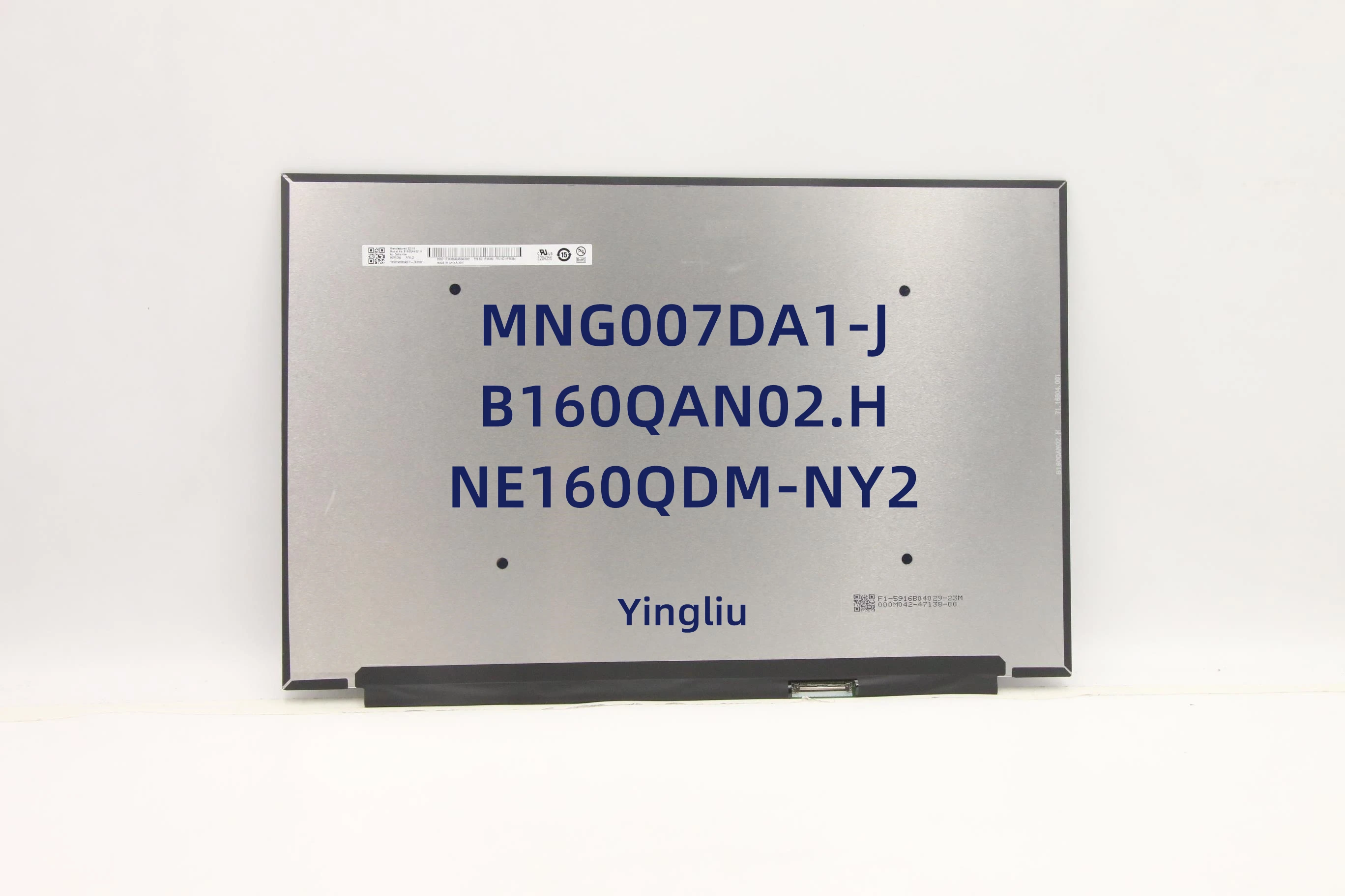 New Original 16.0" Laptop LCD Screen For Lenovo IdeaPad 5 Pro 16ARH7/16IAH7 5D11F56381 5D11F56384 5D11F56385 2560×1600 40pin
New Original 16.0" Laptop LCD Screen For Lenovo IdeaPad 5 Pro 16ARH7/16IAH7 5D11F56381 5D11F56384 5D11F56385 2560×1600 40pin
