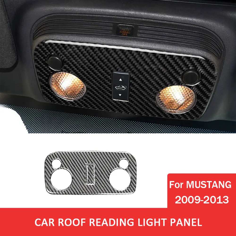 Car Roof Reading Light Panel Trim Sticker for Ford Mustang 2009-2013 Carbon Fiber Decor Cover Automobile Interior Accessories
Car Roof Reading Light Panel Trim Sticker for Ford Mustang 2009-2013 Carbon Fiber Decor Cover Automobile Interior Accessories