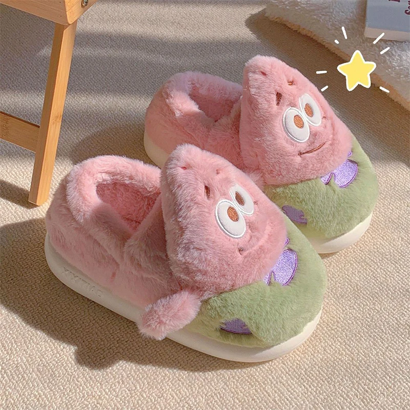 Kawaii Spongebob Squarepants Patrick Star Cartoon Cotton Slippers Warm Non-Slip Winter Slipper Suitable for Adults and Children
Kawaii Spongebob Squarepants Patrick Star Cartoon Cotton Slippers Warm Non-Slip Winter Slipper Suitable for Adults and Children