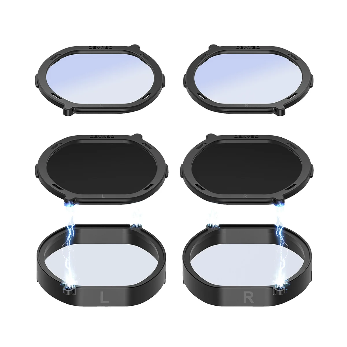 

Линзы VR по рецепту для линз PS VR2, линзы для близорукости, защита от синих очков, быстрая разборка, защитная оправа для PSVR2, детали