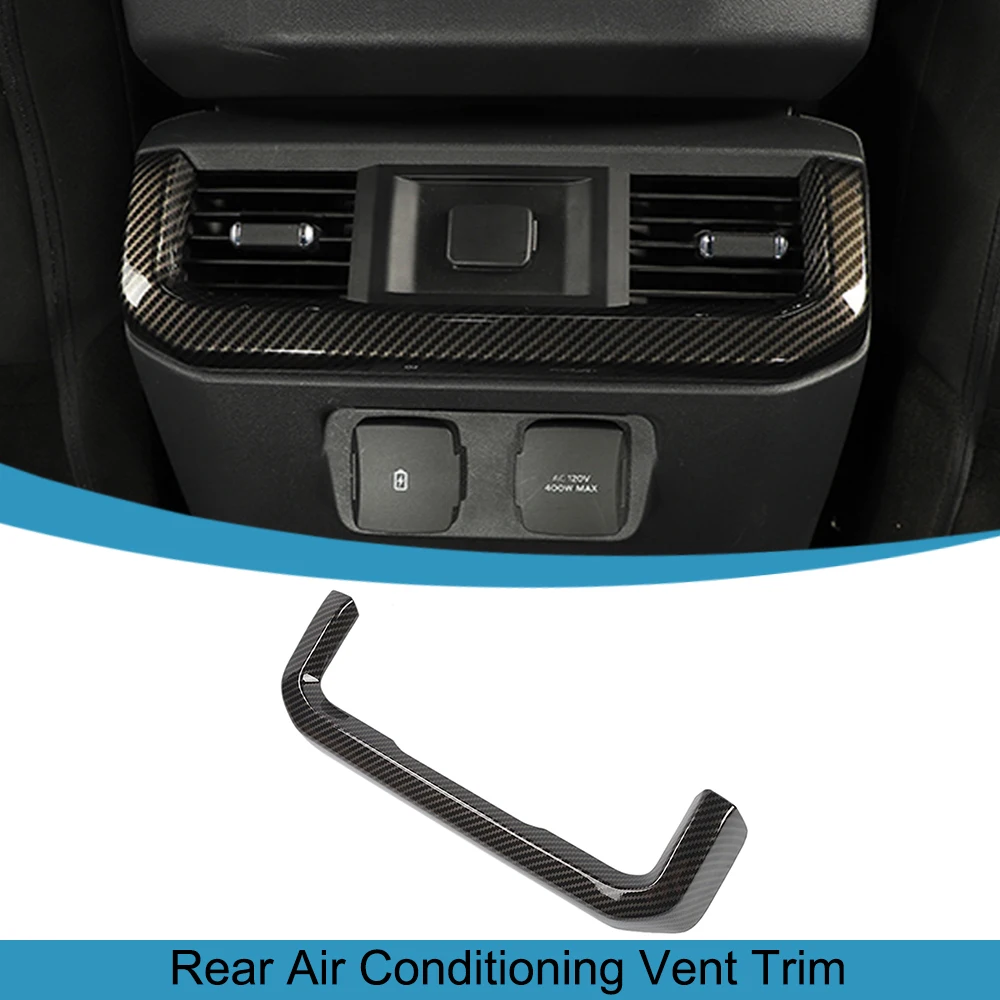 Car Rear Air Conditioning Vent Outlet Decoration Frame Stickers Cover Trim for Ford F150 2021 2022 2023 Interior Accessories ABS
Car Rear Air Conditioning Vent Outlet Decoration Frame Stickers Cover Trim for Ford F150 2021 2022 2023 Interior Accessories ABS
